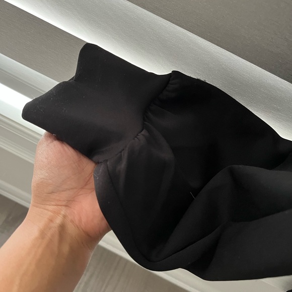 Black high neck, long sleeve, cuffed jumpsuit. Worn once SIZE S. - Picture 4 of 5